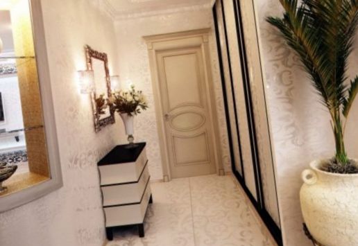 Feng Shui tükör a folyosón, harmonikus kialakítással tükör a folyosón